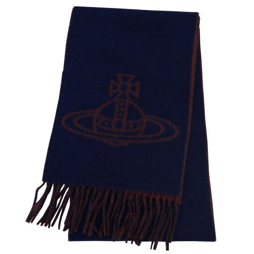 送料無料 マフラー ヴィヴィアンウエストウッド 約25×185cm 24-81030006-W00ZH-K410/NAVY BLUE/7384 送料無料 マフラー ヴィヴィアンウエストウッド 約25×185cm 24-81030006-W00ZH-K410/NAVY BLUE/7384
