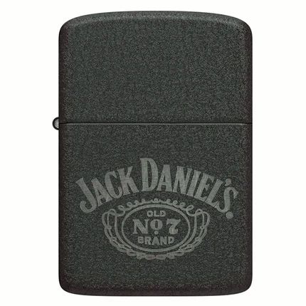 送料無料 ジッポー オイルライター USA Zippo Jack Daniel's No. 7 Design 1941 Replica Black Crackle..