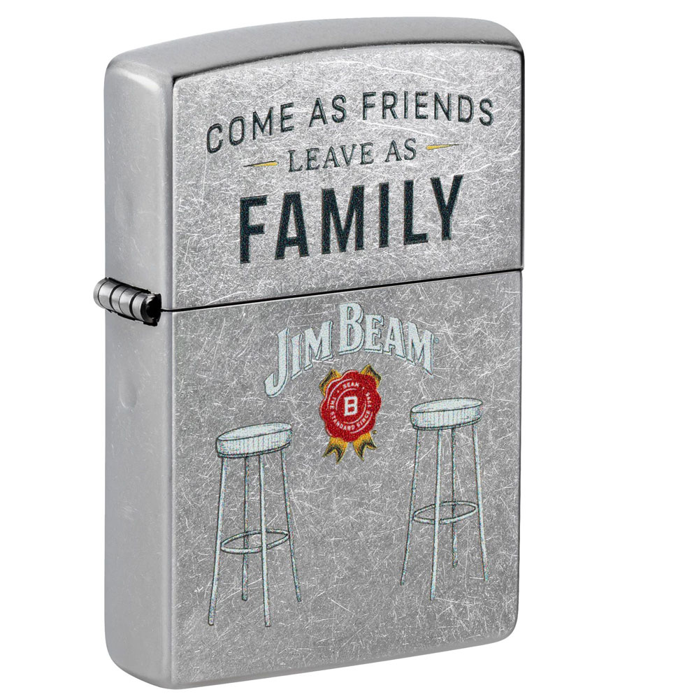 moonphaseの送料無料（沖縄離島除く）ジッポー オイルライター USA Zippo Jim Beam Barstools Design 46800｜アングル2