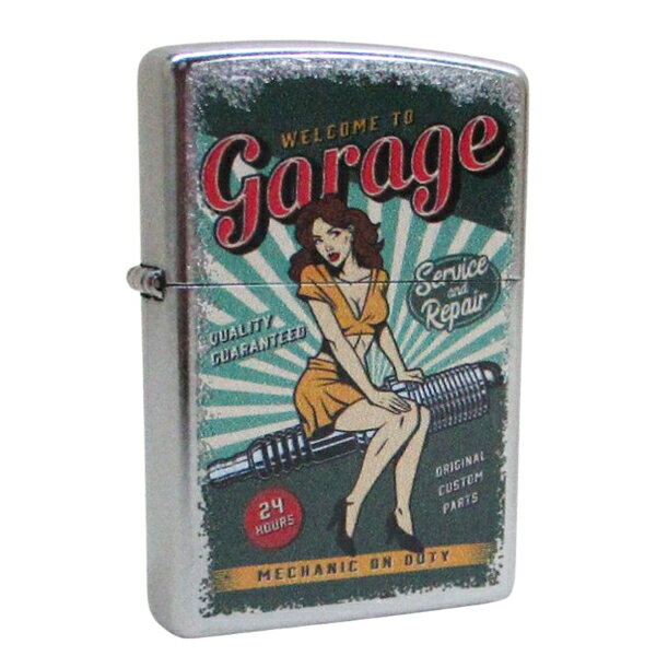 送料無料（沖縄離島除く）ジッポー オイルライター アメリカ加工 Z207-125622 Garage Woman