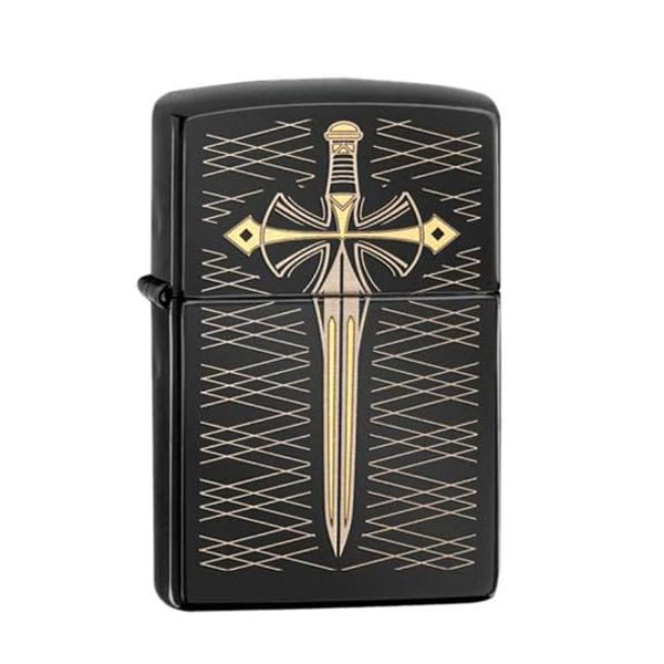 送料無料メール便 ジッポー オイルライター アメリカ加工 sword(大剣)#28799 ポイント消化