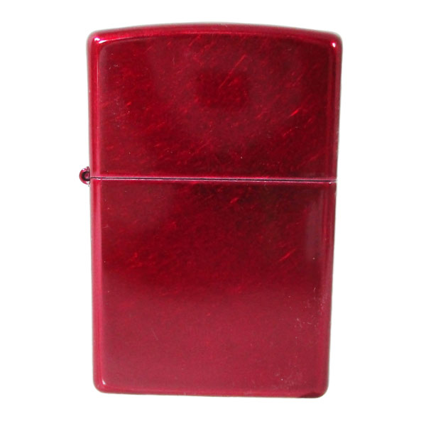 送料無料(沖縄離島除く)ジッポー #21063 キャンディ アップルレッド スクラッチ加工 オイルライター&ギフトボックスセット(オイル+フリント+BOX)