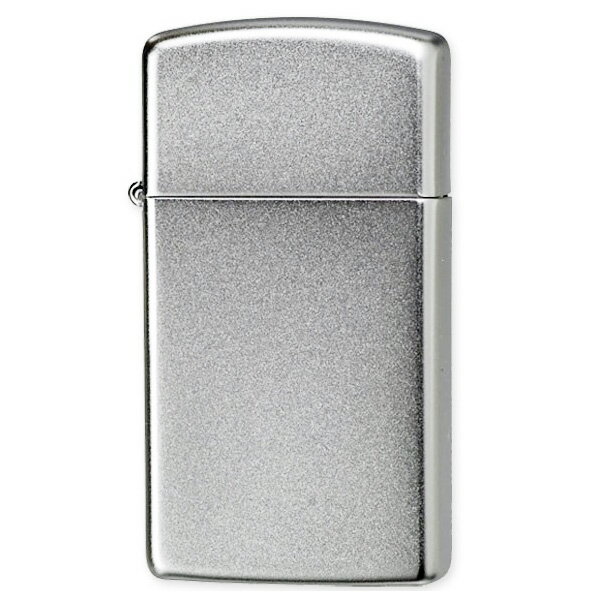 スリムＺｉｐｐｏ 送料無料（沖縄離島除く）ジッポー スリム #1605 サテンクローム Stain Chrome&ギフトボックスセット（オイル＋フリント+BOX）