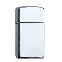 スリムＺｉｐｐｏ 送料無料（沖縄離島除く）ジッポー スリム オイルライター #1610 ハイポリッシュ クロームミラー CHROME POLISHED&ギフトボックスセット（オイル＋フリント+BOX）