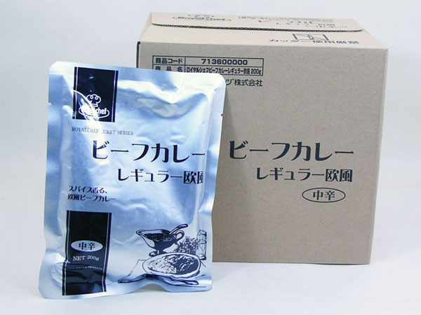 レトルト ビーフカレー レギュラー 欧風中辛 200g UCC RCH/ロイヤルシェフ 業務用x10食セット/卸/送料無料（北海道沖縄離島除く）　*