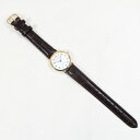送料無料メール便 シチズン ファルコン 腕時計 日本製ムーブメント 革ベルト ホワイト/ブラウン レディース 婦人 Q997-104/2624