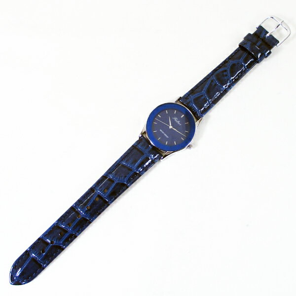 シチズン ファルコン 腕時計 日本製ムーブメント 革ベルト ネイビー/紺 QA36-302 メンズ 紳士/送料無料メール便