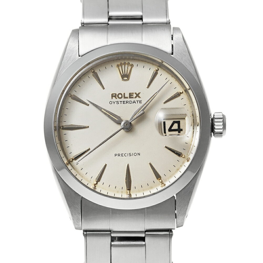 オイスター ROLEX オイスターデイト Ref.6694 シルバー アンティーク品 メンズ 腕時計