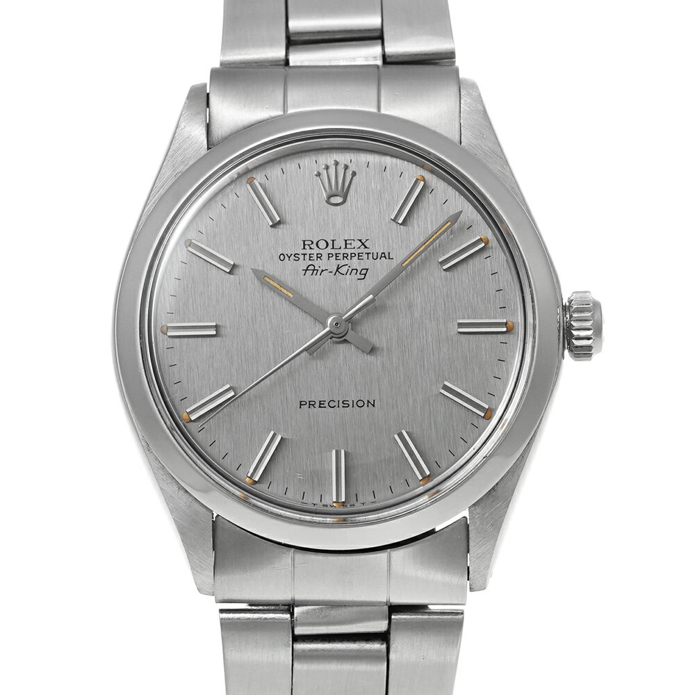 エアキング 腕時計（メンズ） ROLEX エアキング Ref.5500 シルバー アンティーク品 メンズ 腕時計