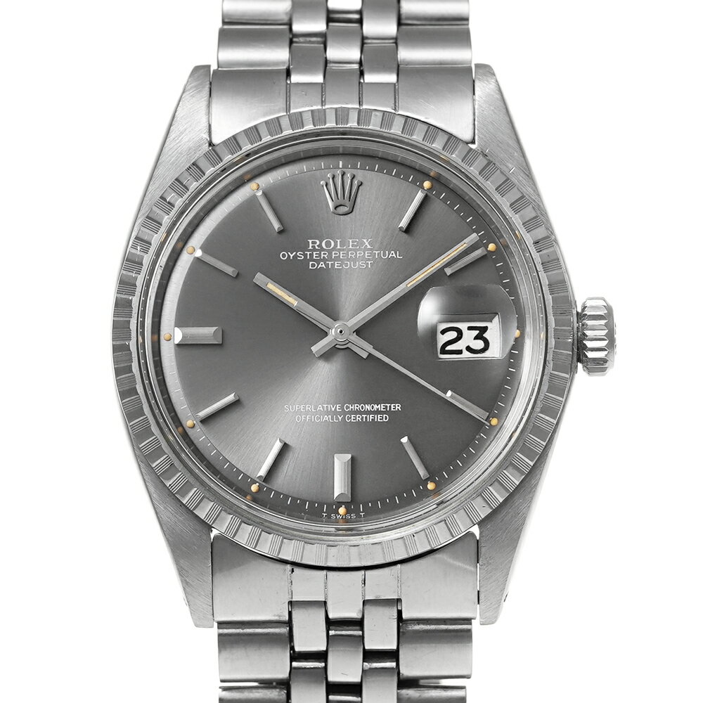 デイトジャスト 腕時計（メンズ） ROLEX デイトジャスト Ref.1603 アンティーク品 グレー メンズ 腕時計