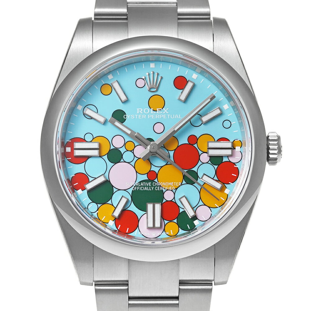 オイスター 腕時計（メンズ） オイスターパーペチュアル 41 セレブレーションモチーフ Ref.124300 未使用品 メンズ 腕時計