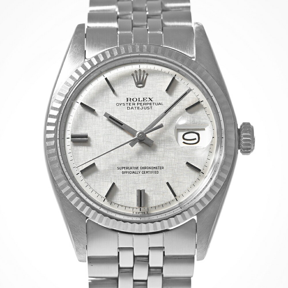 デイトジャスト ROLEX デイトジャスト Ref.1601 シルバーモザイク アンティーク品 メンズ 腕時計