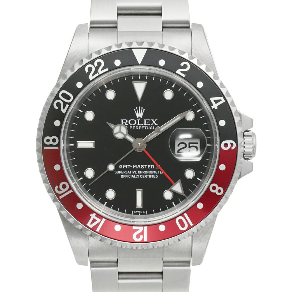 GMTマスター2 黒赤ベゼル Ref.16710 中古品 メンズ 腕時計