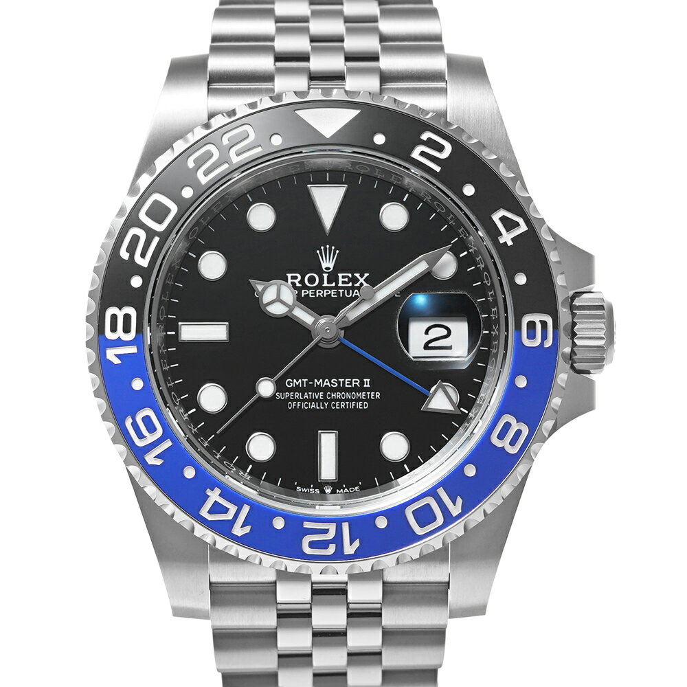 GMTマスター 腕時計（メンズ） ロレックス GMTマスター2 Ref.126710BLNR 未使用品 ジュビリーブレスレット メンズ 腕時計