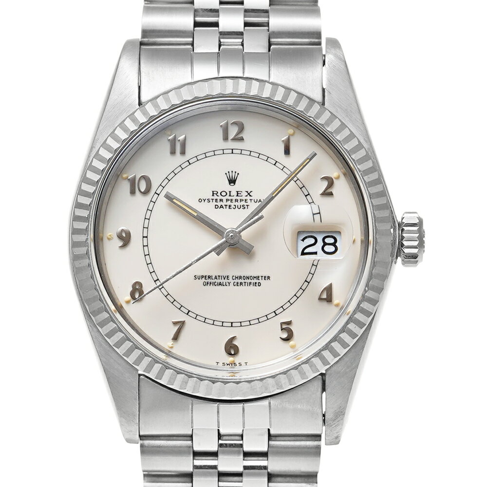 ROLEX デイトジャスト ボイラーゲージ Ref.16014 1983年前後 アイボリー ジュビリー アンティーク品 メンズ 腕時計