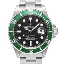 未使用 国内正規保証書付き ROLEX サブマリーナー デイト グリーン Ref.16610LV D番 未使用品 メンズ 腕時計