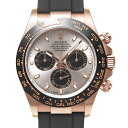 ROLEX デイトナ サンダスト×ブラック オイスターフレックス Ref.116515LN 中古品 メンズ 腕時計