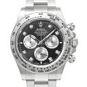 ROLEX デイトナ ブラック×スチール ダイヤモンド Ref.126509 中古品 メンズ 腕時計