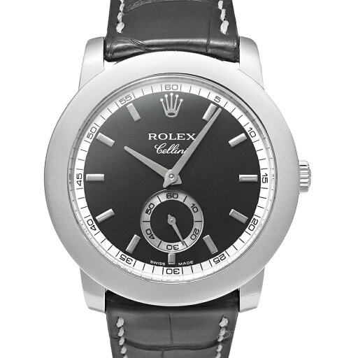 ROLEX チェリーニ チェリニウム K番 Dバックル仕様 Ref.5241/6 ブラック 中古品 メンズ 腕時計 ROLEX チェリーニ チェリニウム K番 Dバックル仕様 Ref.5241/6 ブラック 中古品 メンズ 腕時計