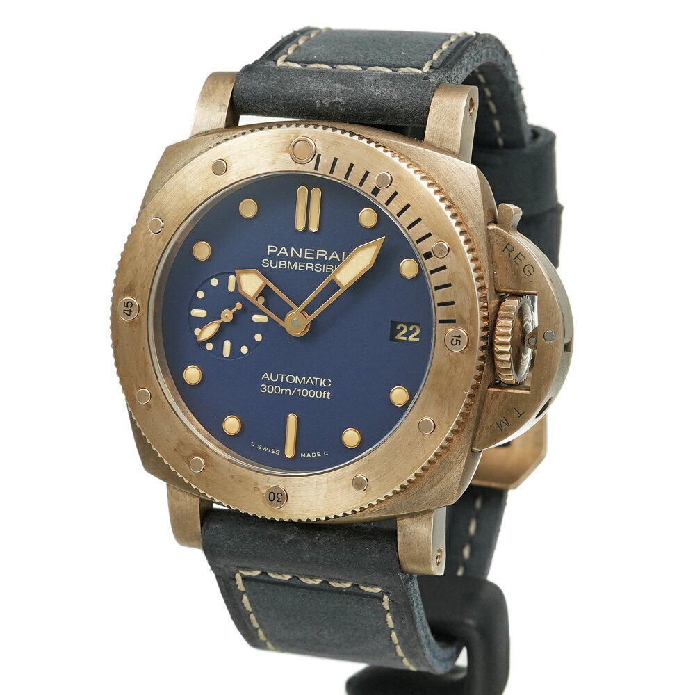 サブマーシブル ブロンズ 42mm 箱・国内正規保証書付き Ref.PAM01074 中古品 メンズ 腕時計