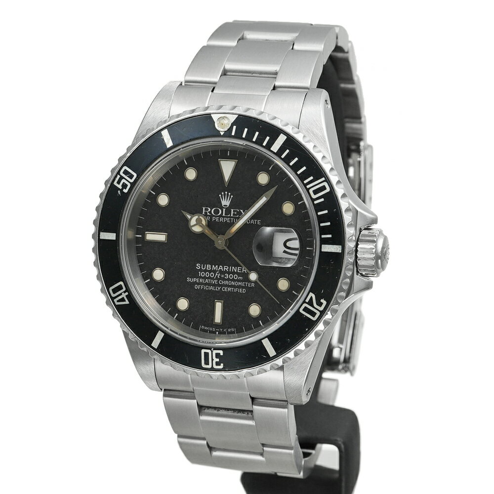 ロレックス サブマリーナーデイト パティナダイヤル L番 1989年～1990年頃製造 Ref.16610 中古品 メンズ 腕時計