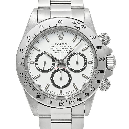 T番 箱・1997年国内正規保証書付き ROLEX デイトナ オールトリチウム マーク5ダイヤル Ref.16520 ホワイト 中古品 メンズ 腕時計 T番 箱・1997年国内正規保証書付き ROLEX デイトナ オールトリチウム マーク5ダイヤル Ref.16520 ホワイト 中古品 メンズ 腕時計