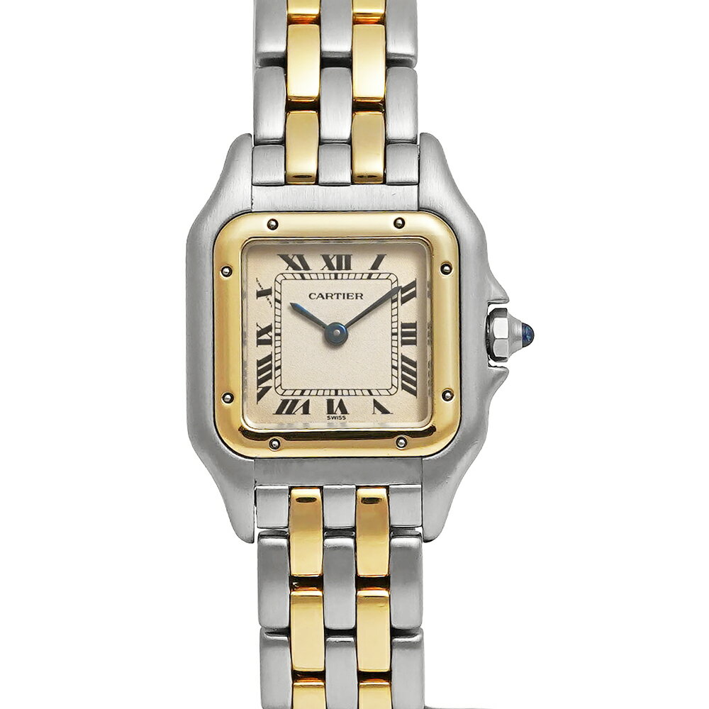 箱保証書付き Cartier パンテール SM 2ロウ Ref.84083242 アイボリー 中古品 レディース 腕時計のサムネイル
