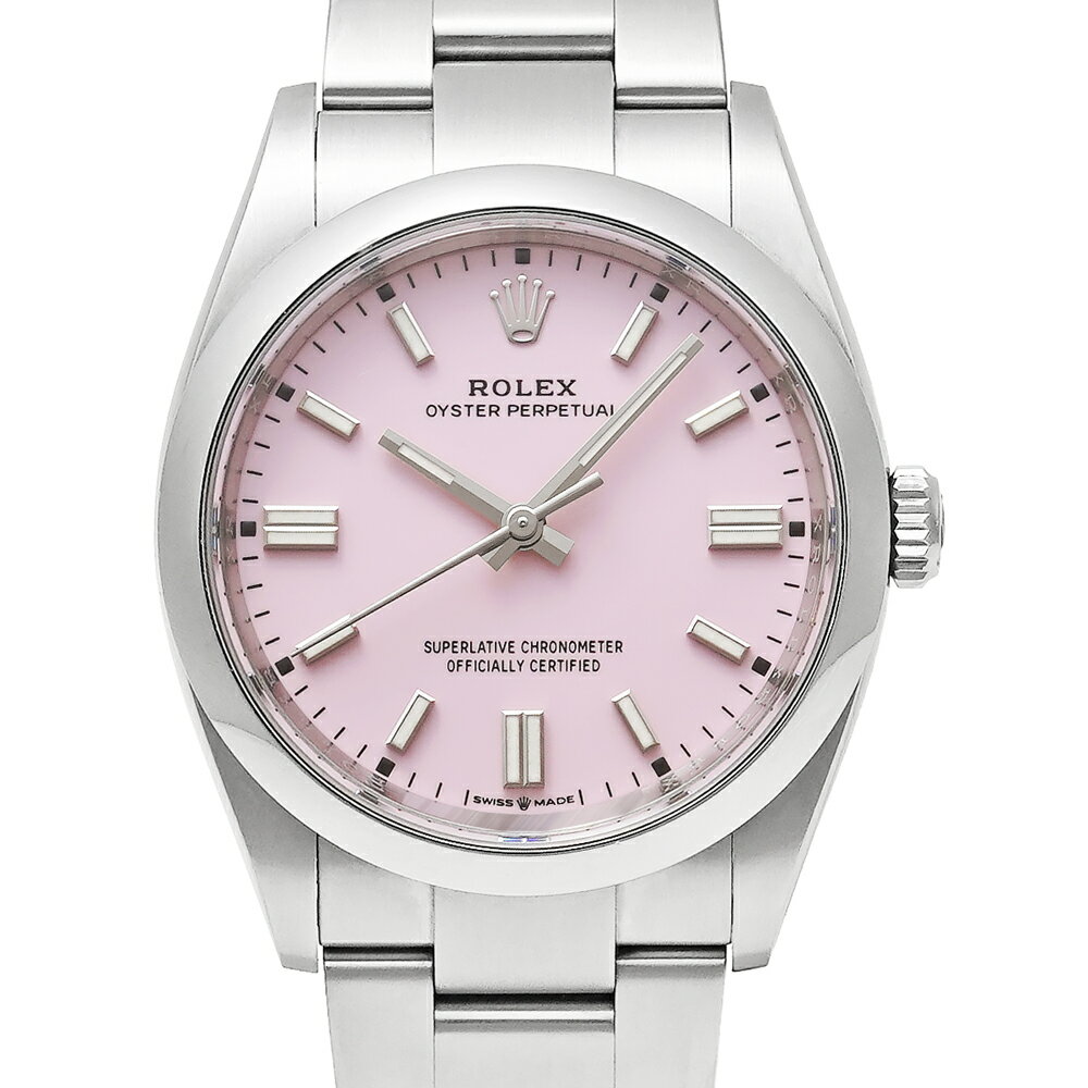 2021年保証書付き ROLEX オイスターパーペチュアル 36 キャンディピンク Ref.126000 中古品 メンズ 腕時計