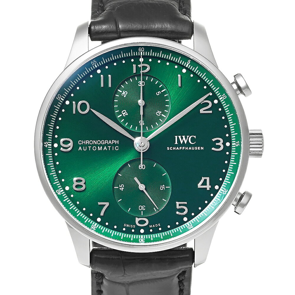 IWC ポルトギーゼ クロノグラフ Ref.IW371615 グリーン 中古品 メンズ 腕時計