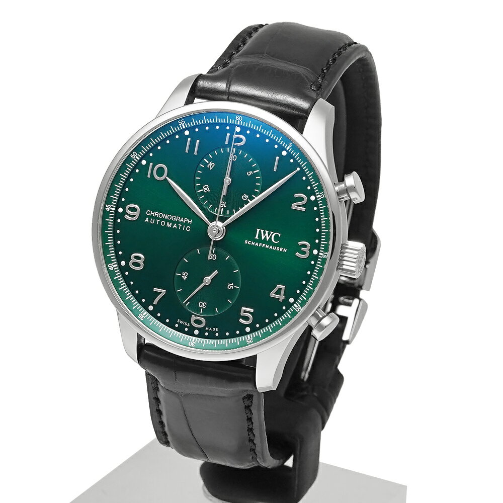 IWC ポルトギーゼ クロノグラフ Ref.IW371615 グリーン 中古品 メンズ 腕時計