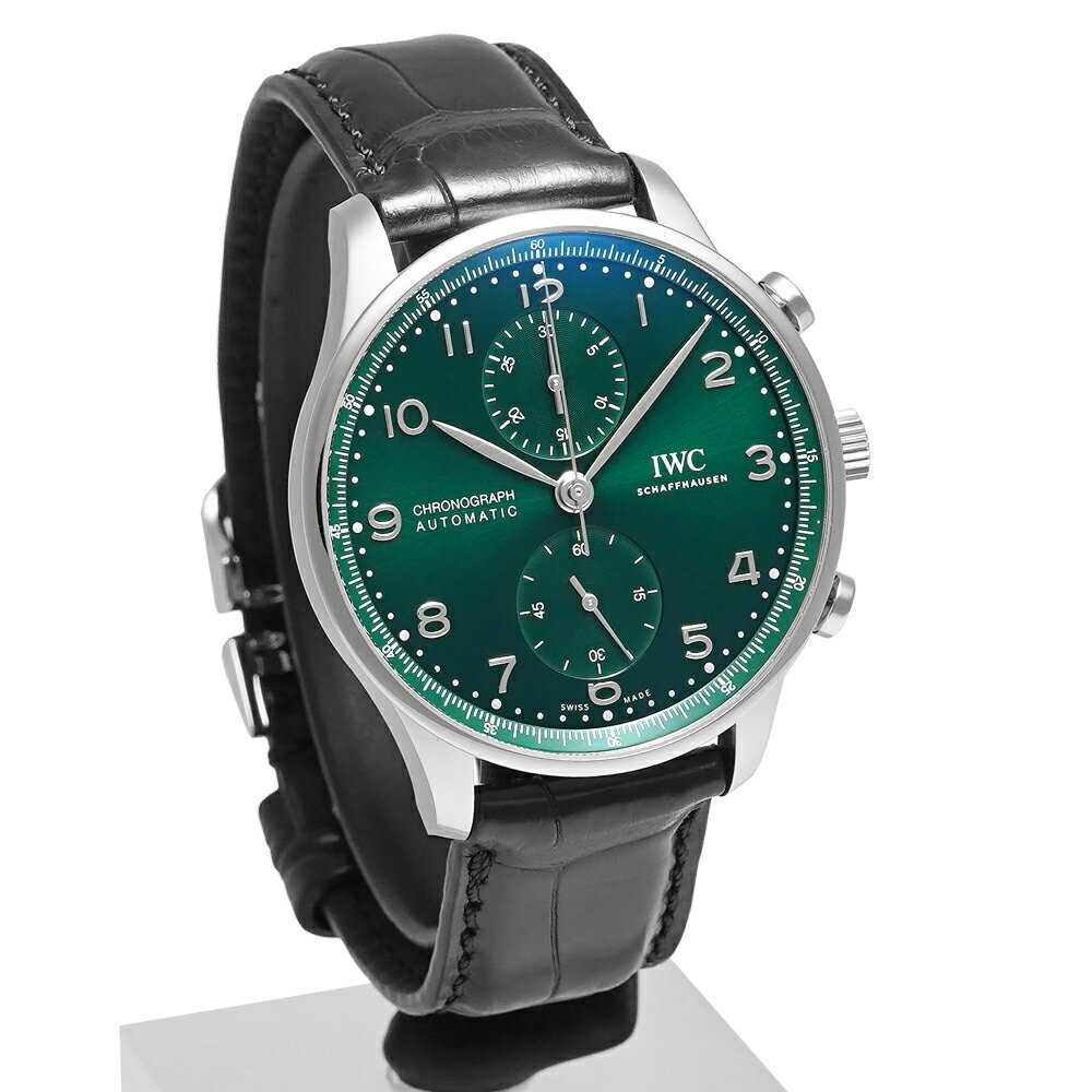 IWC ポルトギーゼ クロノグラフ Ref.IW371615 グリーン 中古品 メンズ 腕時計