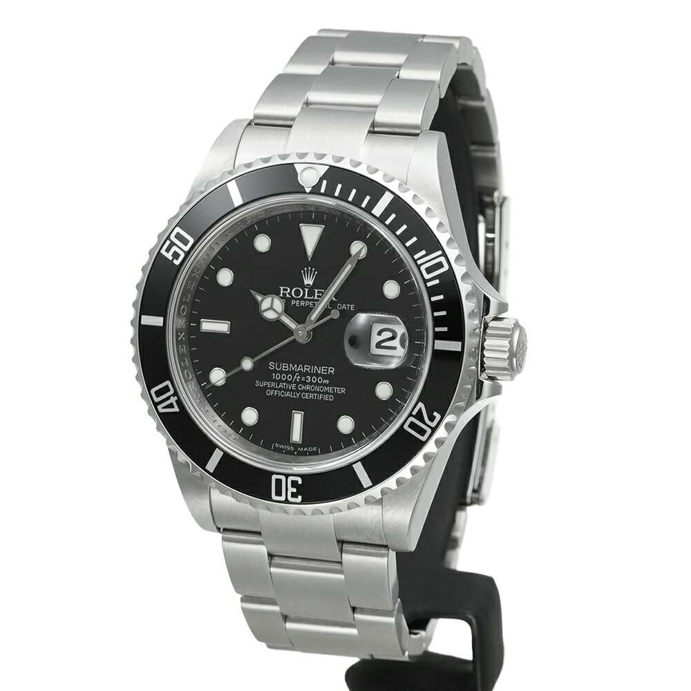 ロレックス サブマリーナー デイト V番 箱・2010年国内正規保証書付き Ref.16610T 中古品 メンズ 腕時計