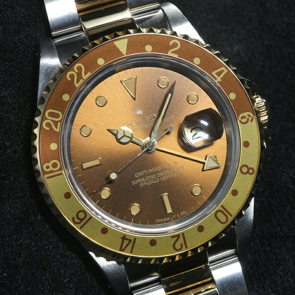 GMTマスター2 N番 1991年製造 箱付き Ref.16713 中古品 メンズ 腕時計
