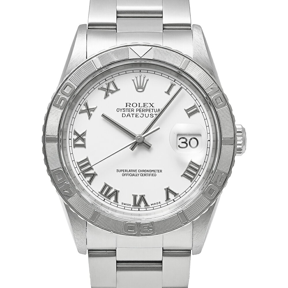 Y番 箱・保証書付き ROLEX デイトジャスト サンダーバード Ref.16264 ホワイトローマン 中古品 メンズ 腕時計