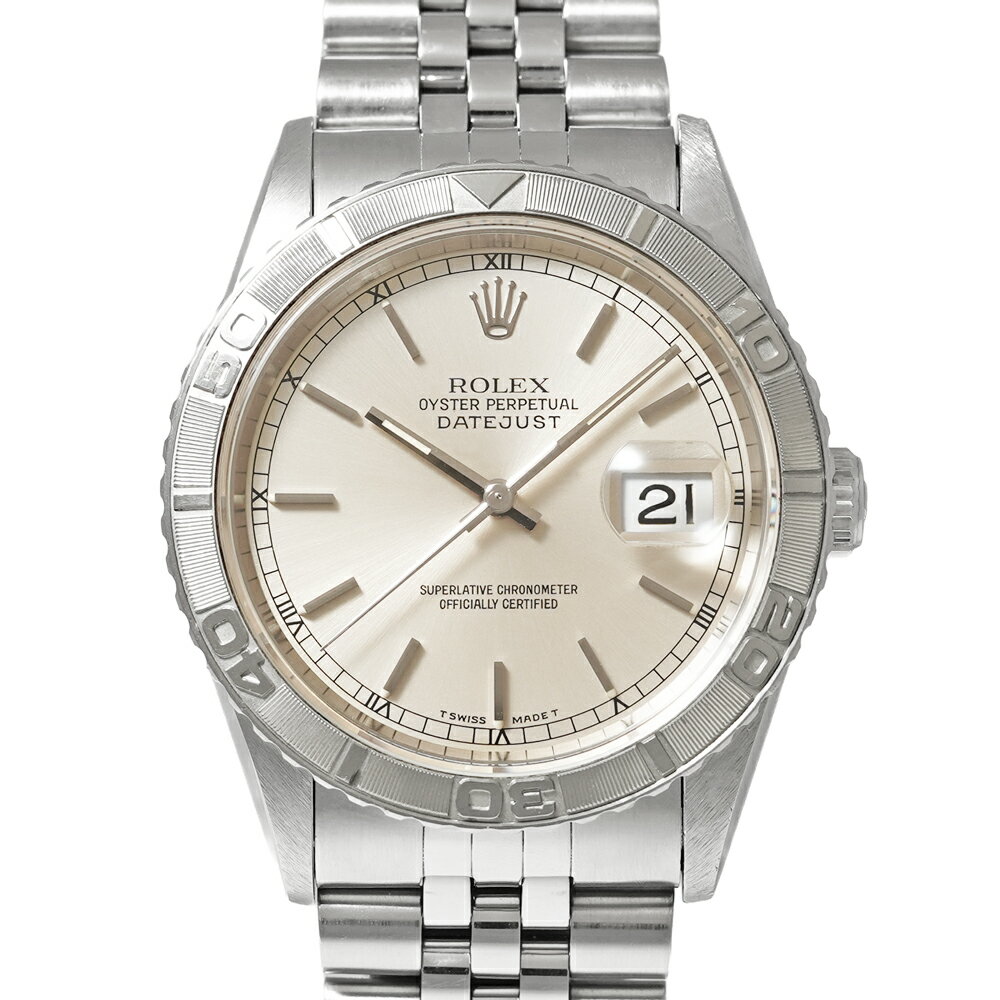 W番 箱・保証書付き ROLEX デイトジャスト サンダーバード Ref.16264 シルバー 中古品 メンズ 腕時計