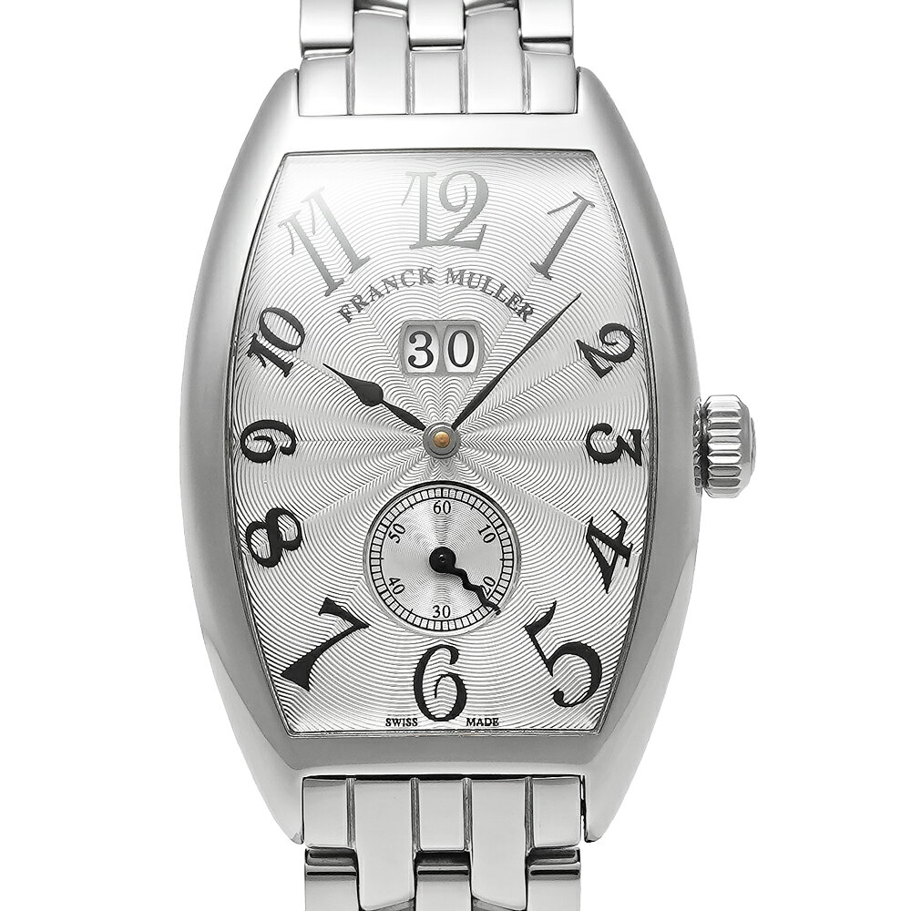 Tonneau Curvex - FRANCK MULLER トノウカーベックス グランギシェ 日本88本限定モデル Ref.2851S6GGLTD シルバー 中古品 メンズ 腕時計