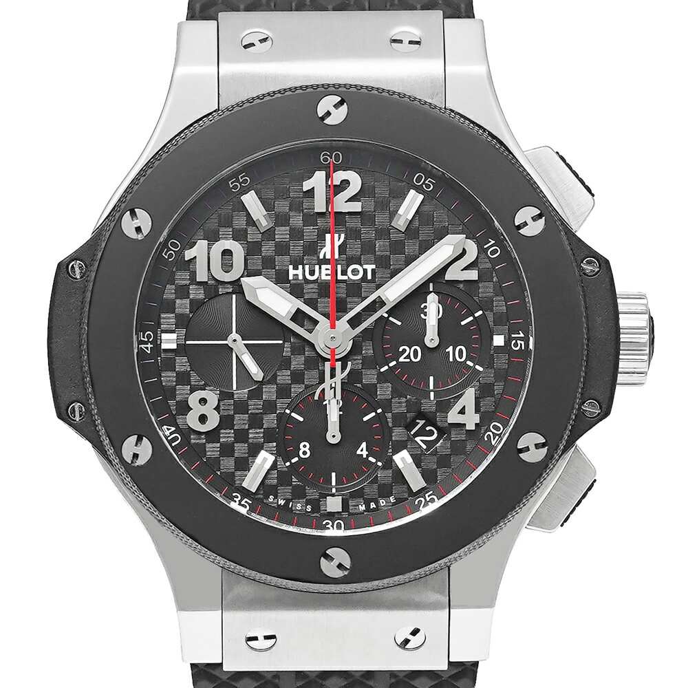 HUBLOT ビッグバン スチール セラミック Ref.301.SB.131.RX ブラック 中古品 メンズ 腕時計