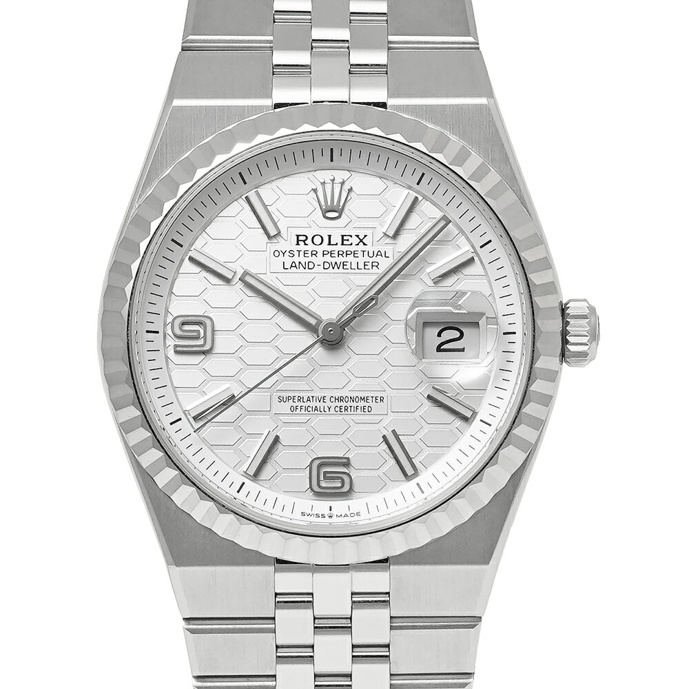 未使用品 ROLEX ランドドゥエラー 36 箱・2026年1月保証書付き ランドゥエラー Ref.127234 シルバー メンズ 腕時計