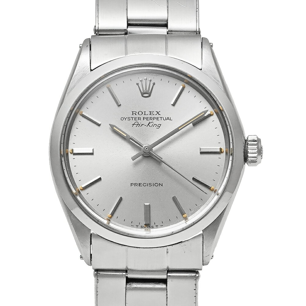 1969年前後 ROLEX エアキング Ref.5500 シルバー アンティーク品 メンズ 腕時計