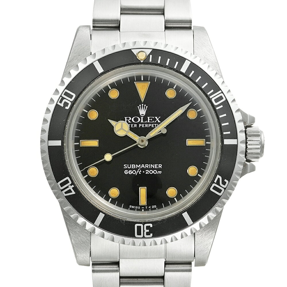 ROLEX サブマリーナー パンプキン 内箱・1986保証書付き Ref.5513 アンティーク品 メンズ 腕時計