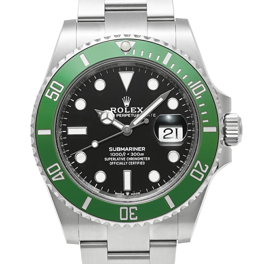 乐天商城 - 未使用品 箱・2025年保証書付き ROLEX サブマリーナー デイト Ref.126610LV グリーンサブ メンズ 腕時計