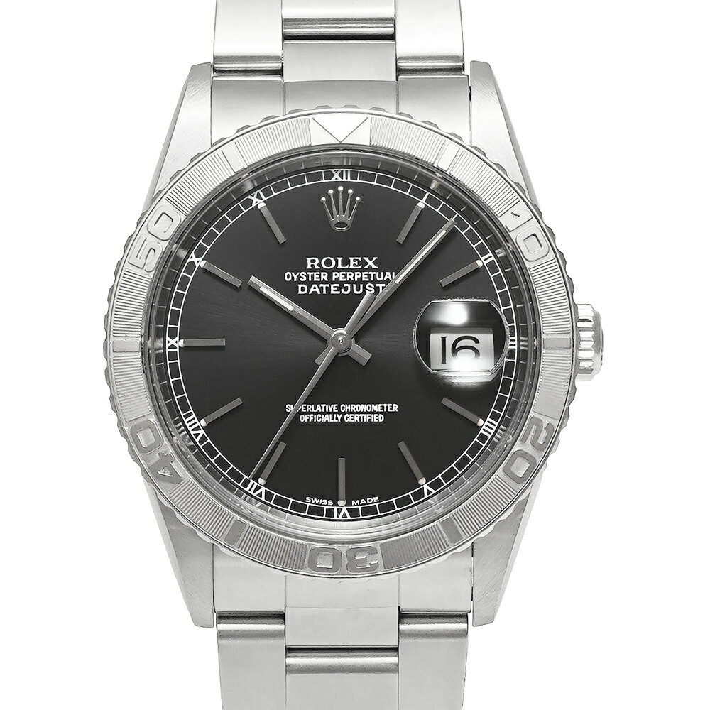ROLEX デイトジャスト サンダーバード F番 箱・保証書付きRef.16264 中古品 ブラック メンズ 腕時計