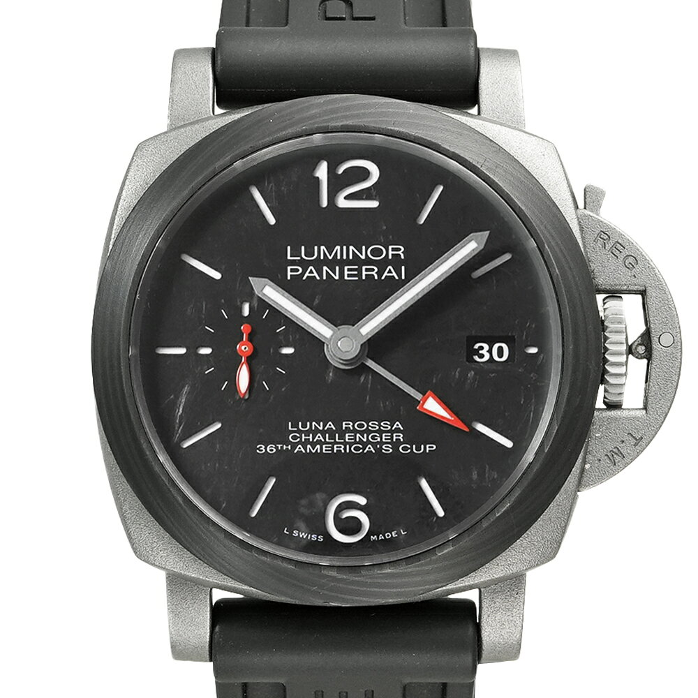 ルミノール ルナロッサ GMT 42mm 箱・2021年3月国内正規保証書付き Ref.PAM01096 中古品 メンズ 腕時計