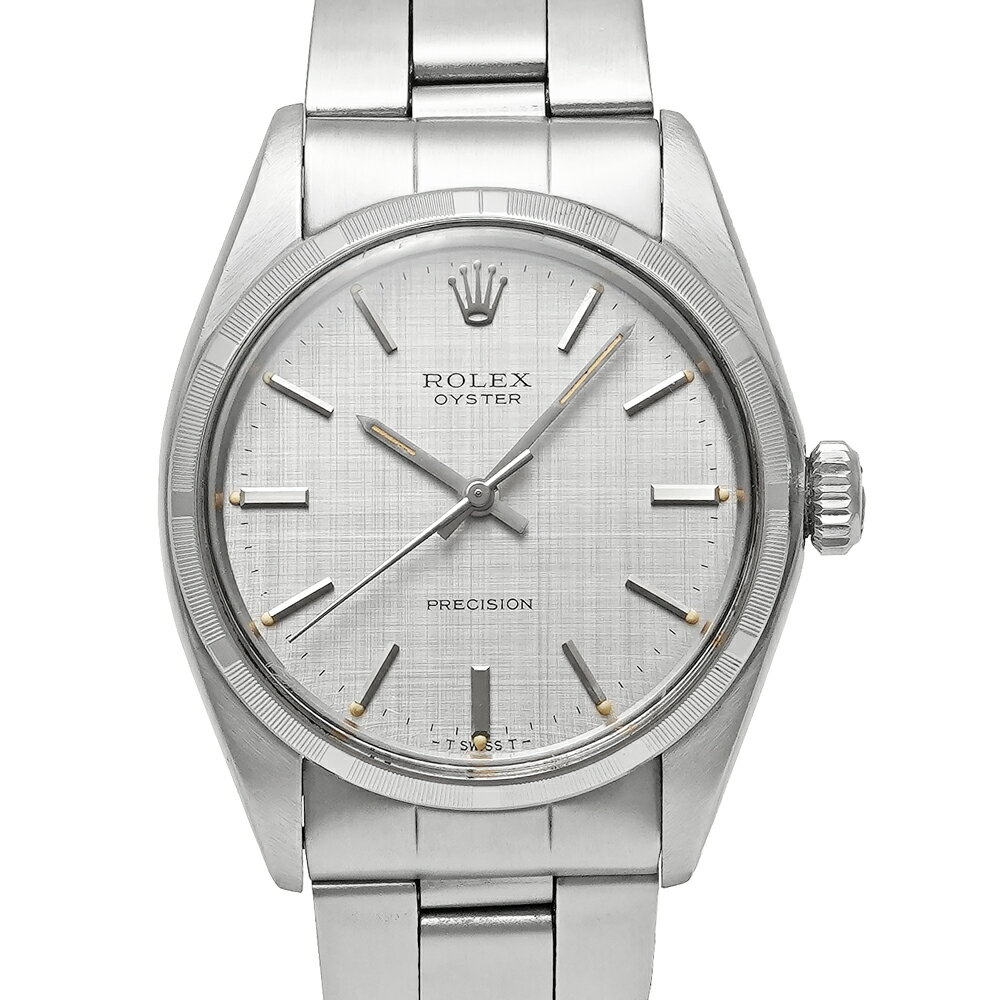 1971年前後 ROLEX オイスター プレシジョン シルバーモザイク Ref.6427 アンティーク品 メンズ 腕時計