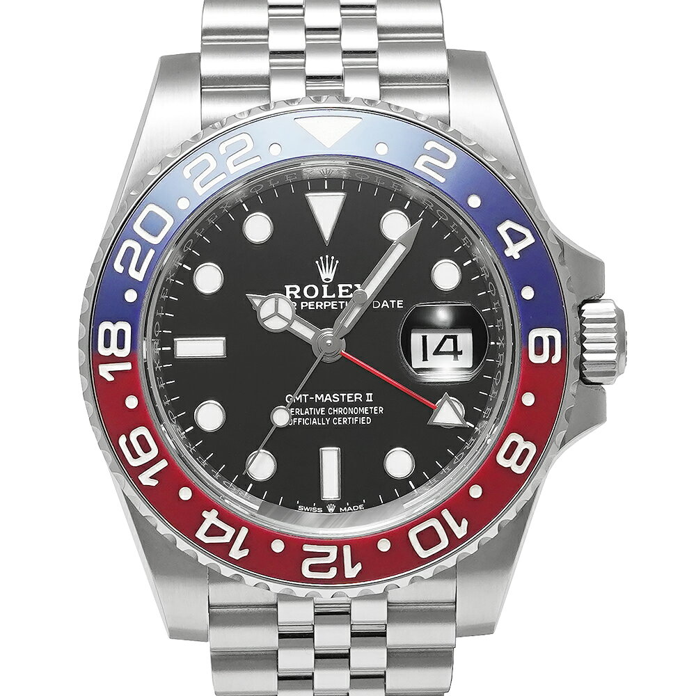Other - 箱・2021年保証書付き ROLEX GMTマスター2 ペプシ Ref.126710BLRO ブラック 中古品 メンズ 腕時計