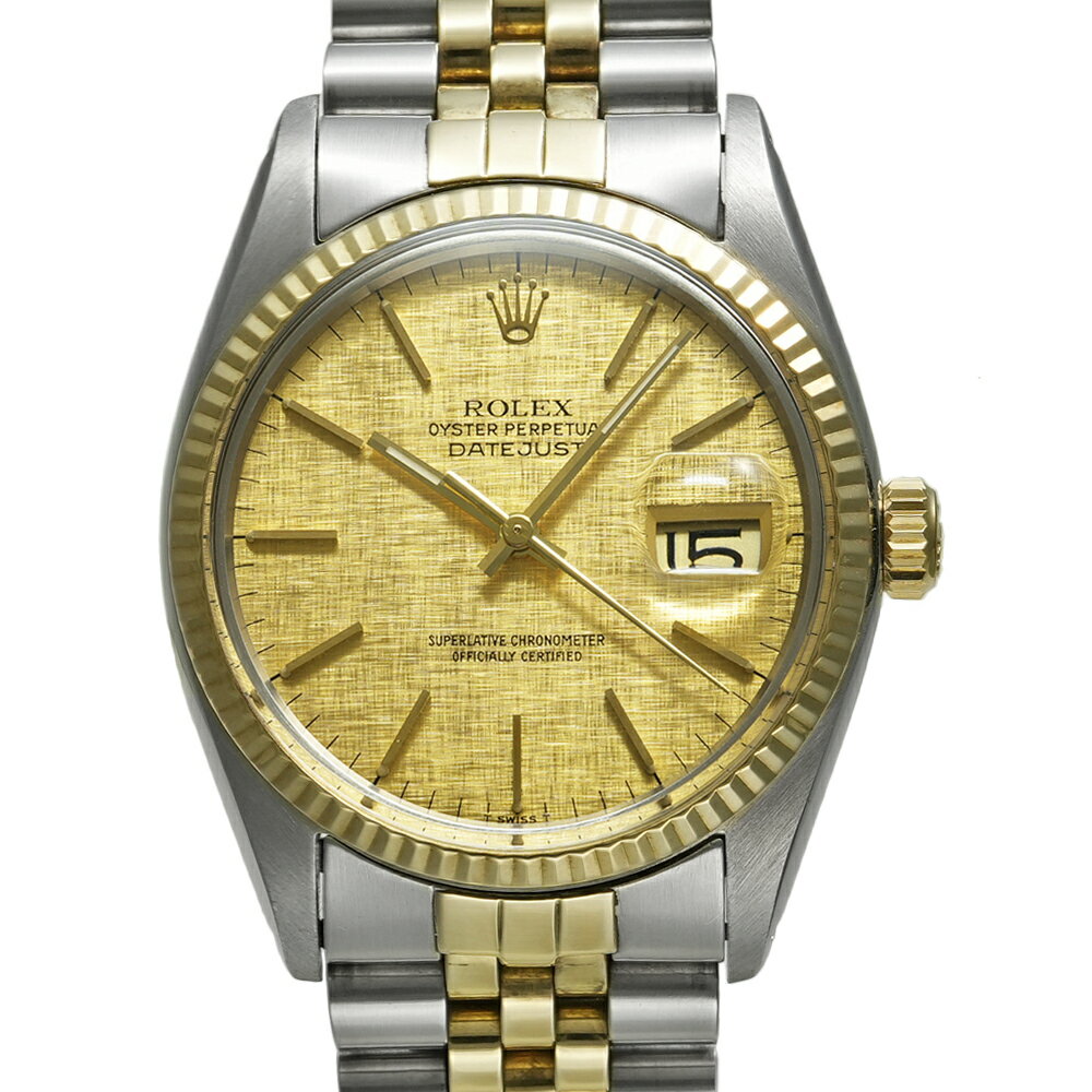 Rakuten - ROLEX デイトジャスト シャンパンモザイク 1978年頃製造 Ref.16013 アンティーク品 メンズ 腕時計