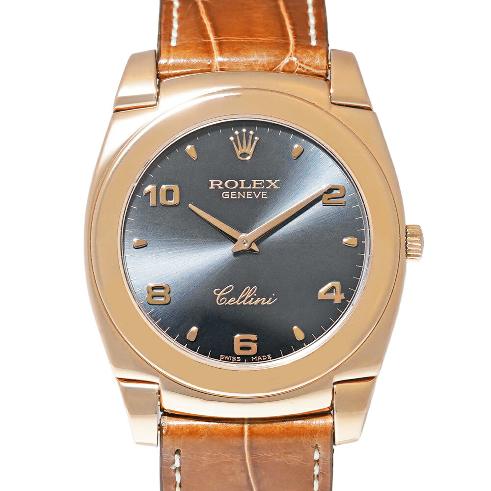 箱・2013年保証書付き ROLEX チェリーニ チェステロ Ref.5330/5 中古品 グレー メンズ 腕時計