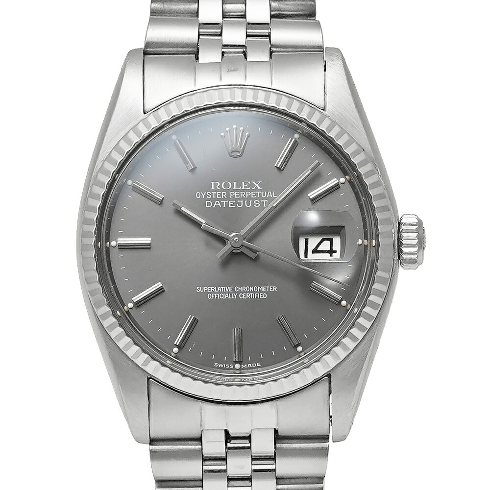 1978年前後 ROLEX デイトジャスト サービスダイヤル Ref.16014 グレー アンティーク品 メンズ 腕時計