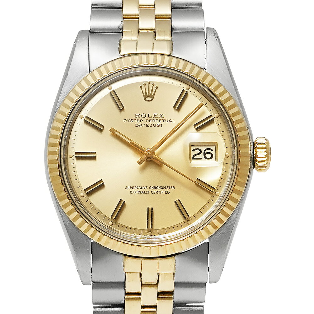 1973年前後 ROLEX デイトジャスト Ref.1601 アンティーク品 シャンパンゴールド メンズ 腕時計