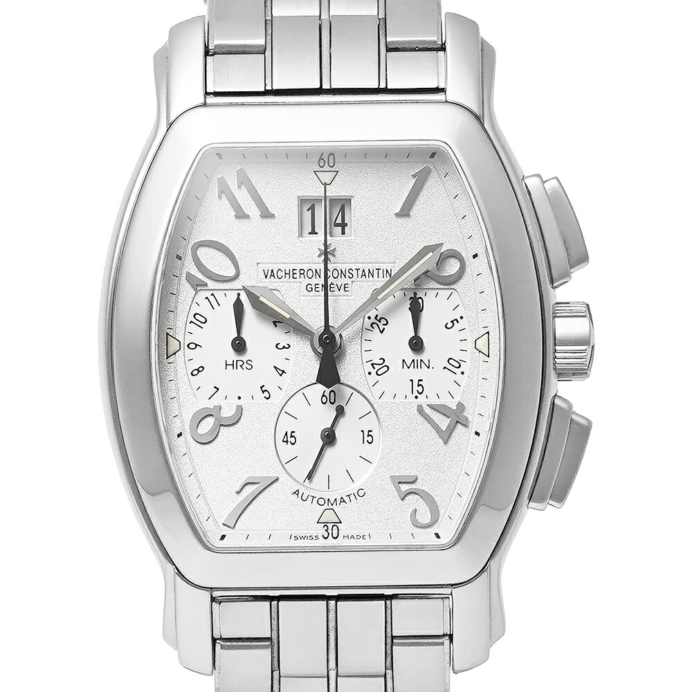 箱・保証書付き VACHERON CONSTANTIN ロイヤルイーグル クロノグラフ Ref.49145/339A-8970 シルバー 中古品 メンズ 腕時計